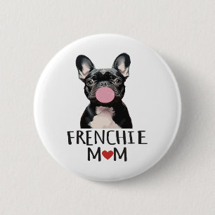 Cute French bulldog 2 Inch Round Button