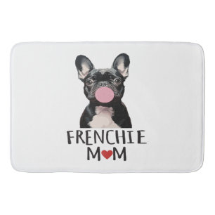 Cute French bulldog Bath Mat