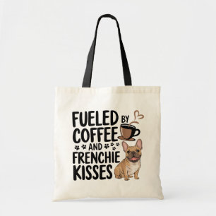 Cute French Bulldog Coffee Lover Frenchie Mom Dog  Tote Bag
