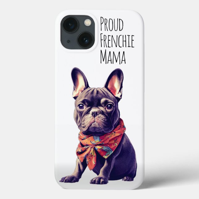 Cute French Bulldog Customized Case-Mate iPhone Case (Back)