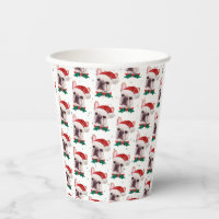 Cute French Bulldog Dog Christmas Pattern