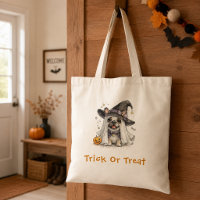 Cute French Bulldog Halloween Wich Trick Treat
