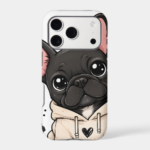 Cute French Bulldog Hoodie Illustration