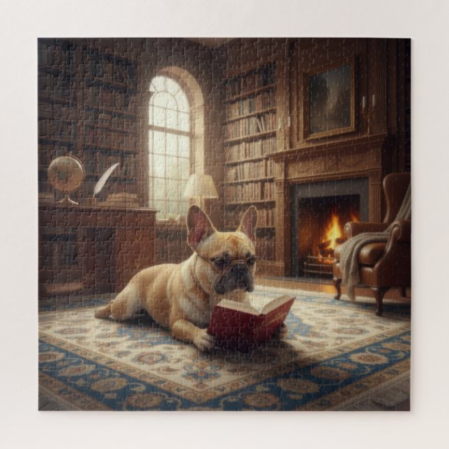 Cute French Bulldog Jigsaw Puzzle (Vertical)