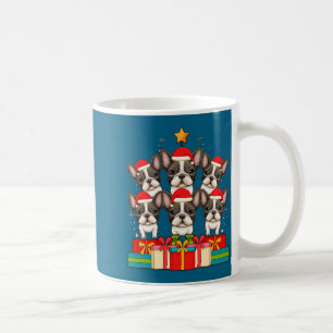 Cute French Bulldog Le Frenchie Christmas Tree Xma Coffee Mug