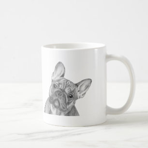 Cute French Bulldog mug by Tracy Stone