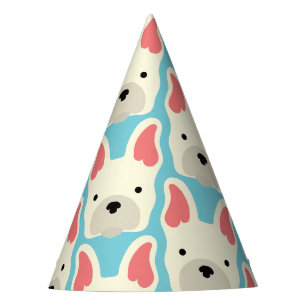 Cute French Bulldog. Party Hat