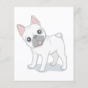 Cute French Bulldog Portrait Dog Lover Flyer