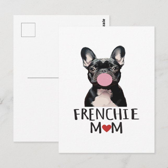 Cute French bulldog Postcard (Front/Back)