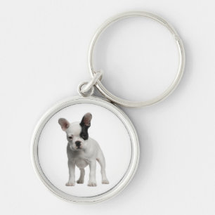Cute French Bulldog Puppy Dog Keychain