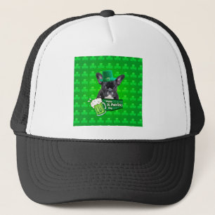 Cute French Bulldog Puppy Hat St. Patrick Day