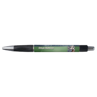 Cute French bulldog quarterback stadium cartoon Pen