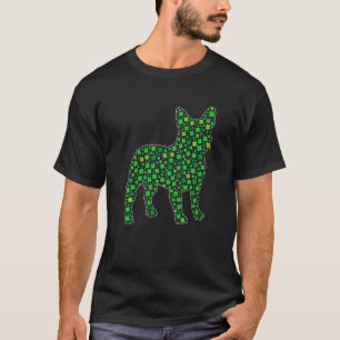 Cute French Bulldog Saint Patrick S Day Dogs Dad M T-Shirt