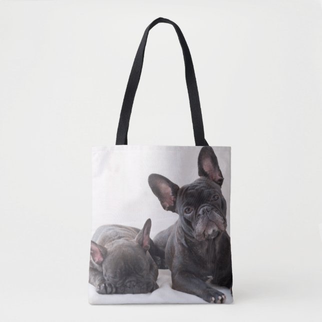 Cute French Bulldog Tote Bag (Front)