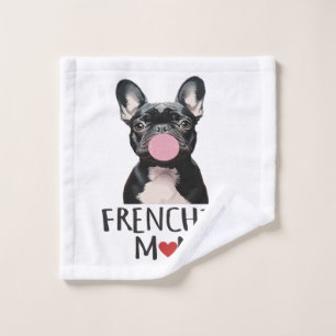 Cute French bulldog Wash Cloth