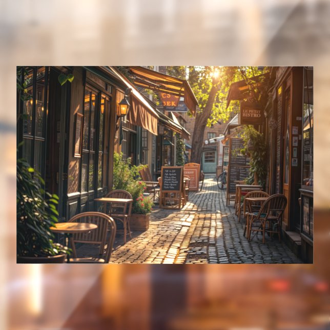 Cute french coffee shop window cling (Sheet 2)