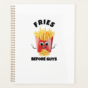 Cute French Fries Cartoon Hoodie &Tee –Funny Food Planner