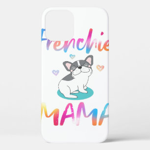 Cute Frenchie Bulldog Mama Colourful iPhone 12 Case