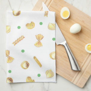 Cute Fresh Pasta Polka Dot Mix Kitchen Towel