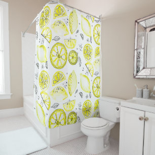 Cute Fresh Summer Lemon Citrus Doodle Yellow