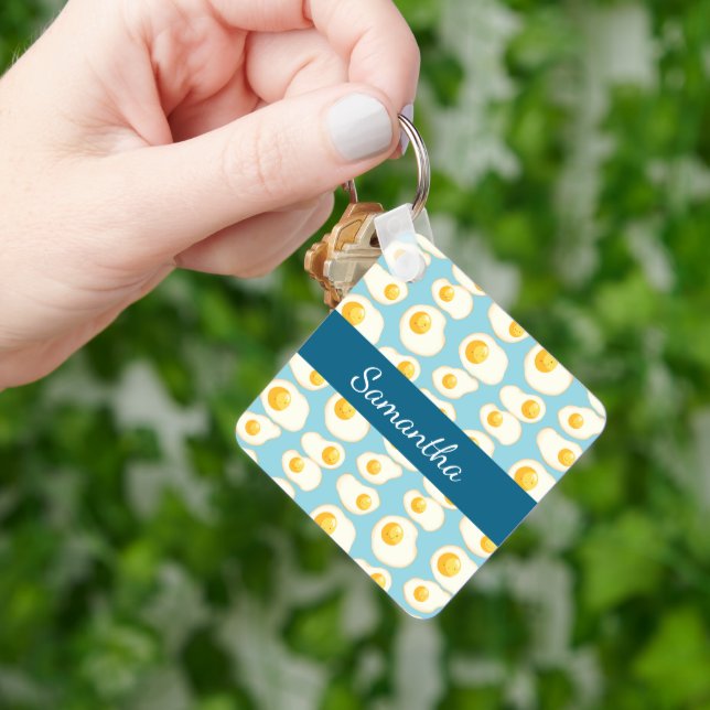 Cute Fried eggs Keychain (Hand)