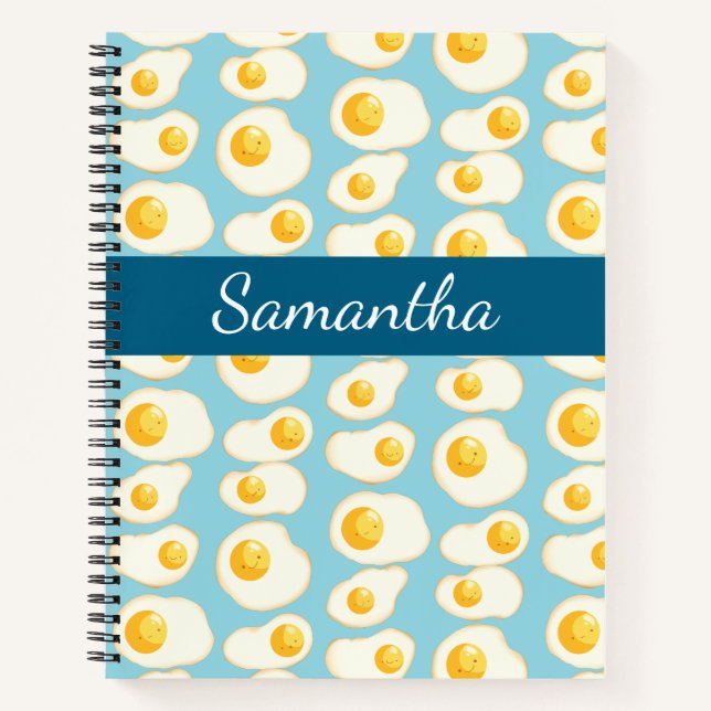 Cute Fried eggs Notebook (Front)