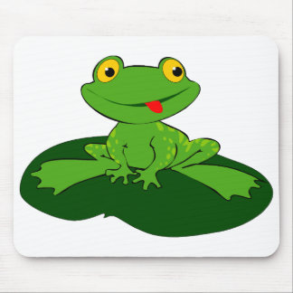 Cute Frog 2 Mouse Pad