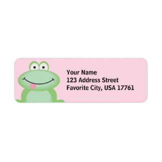 Cute Frog Address Labels