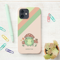 Cute Frog and Mushrooms Cartoon | Name