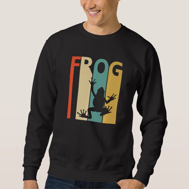 Cute Frog Animal  Sweatshirt (Front)