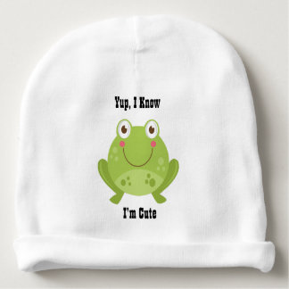 Cute Frog Baby Beanie