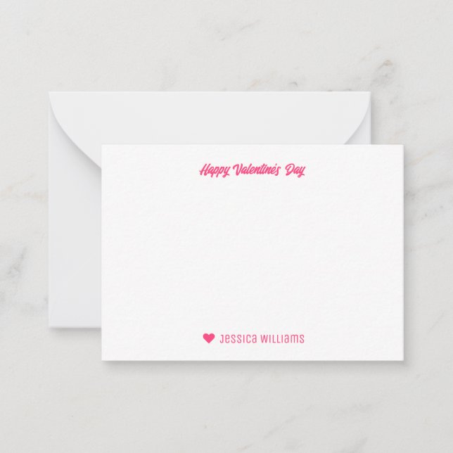 Cute Frog Cartoon Heart Pattern Valentine's Day Card (Front)