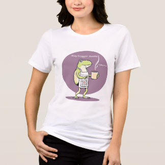 Cute Frog Coffee Women's Shirt