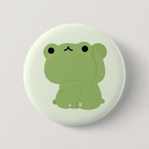 Cute Frog Couple 2 Inch Round Button