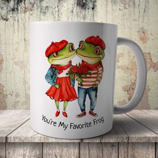 Cute Frog Couple Coffee Mug (Creator Uploaded)