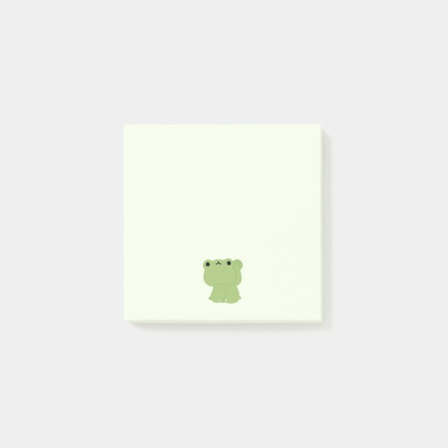 Cute Frog Couple Post-it Notes (Front)