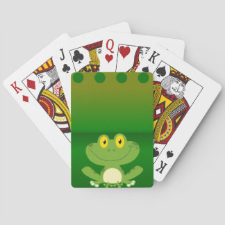 Cute Frog Design Playing Cards