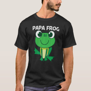 Cute Frog For Men Dad Forest Zoo Pet Animal Catche T-Shirt