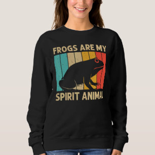 Cute Frog For Men Women Frog  Toad Animal Tadpole  Sweatshirt