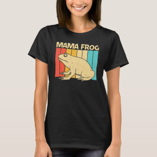 Cute Frog For Women Mom Toad Catcher Pet Animal T-Shirt