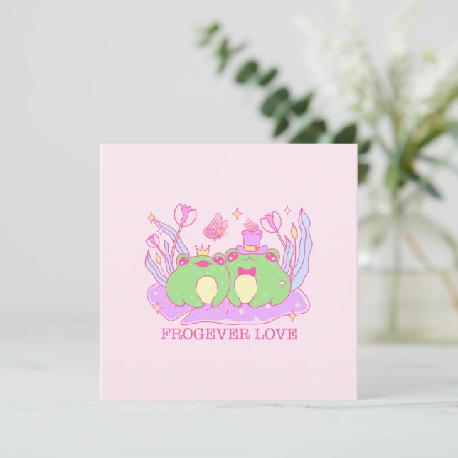 Cute Frog - Frogever Love (Standing Front)