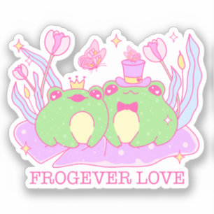 Cute Frog - Frogever Love