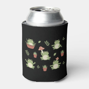 Cute Frog Funny Animal Lover Gift For Frog Lover Can Cooler