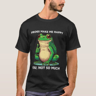 Cute frog funny frog lover kawaii frog funny toad  T-Shirt