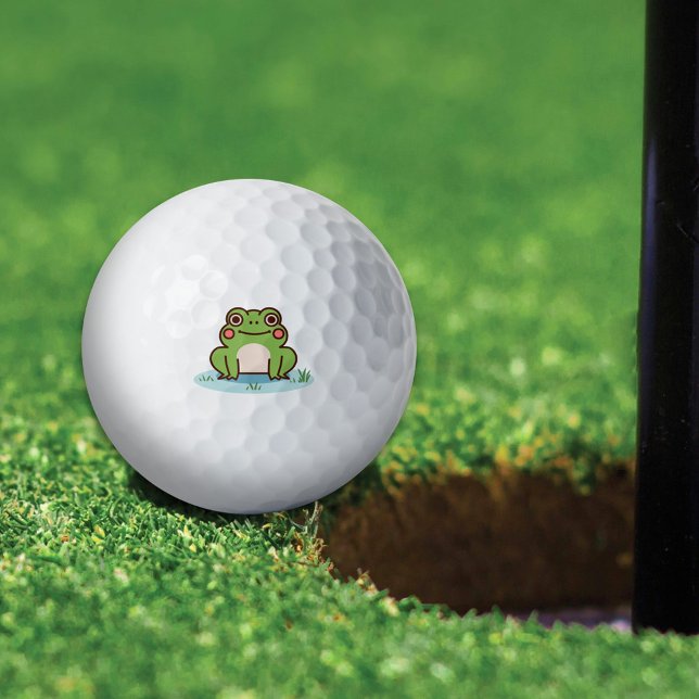 Cute Frog Golf Balls (Cute Frog Golf Balls)
