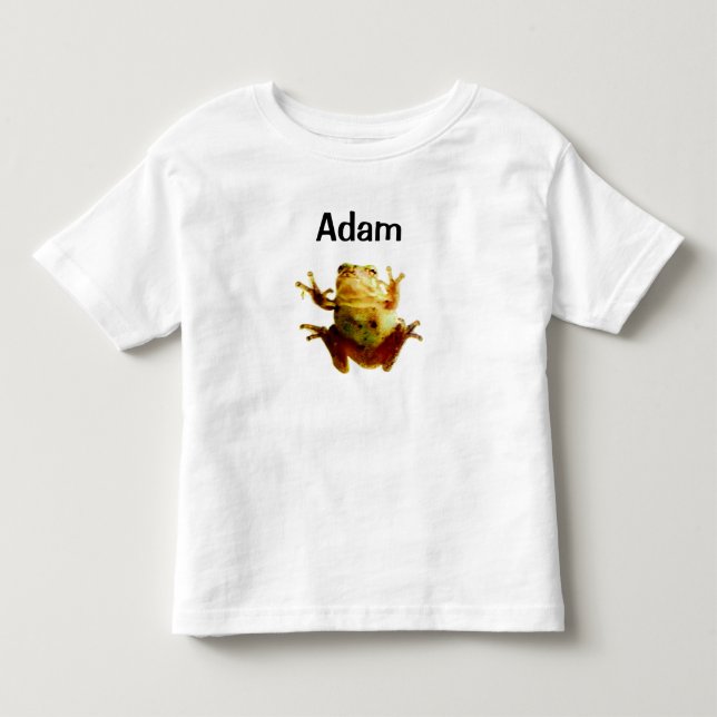 Cute Frog Green 4Adam T-Shirt (Front)