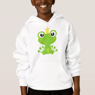 Cute Frog, Green Frog, Frog Prince, Crown