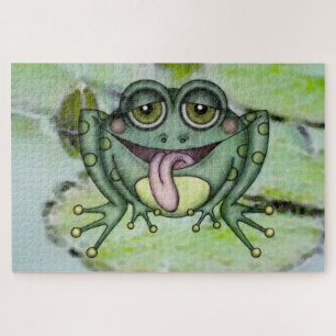 Cute Frog Jigsaw Puzzle