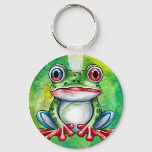 Cute Frog Keychain