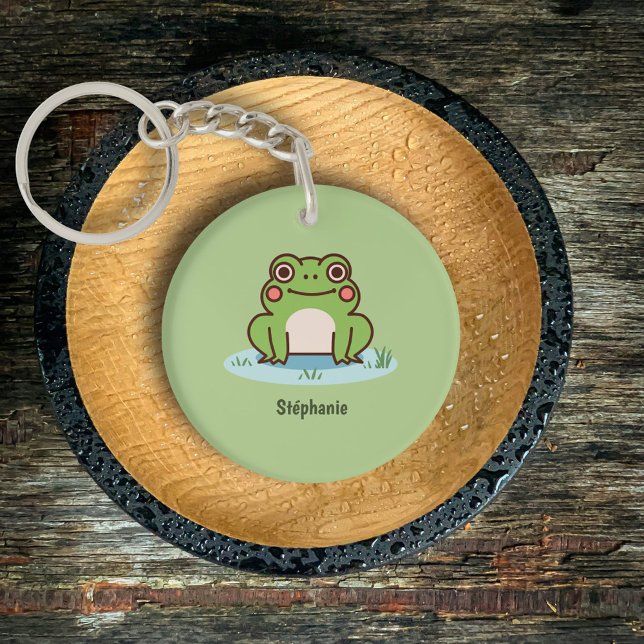 Cute Frog  Keychain (Cute Frog Keychain)